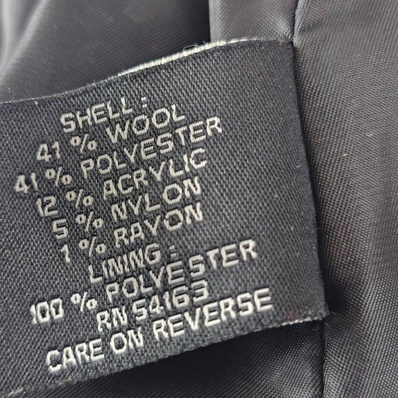 Guess - Tweed Pea Coat - Houndstooth - Picture 8 of 9